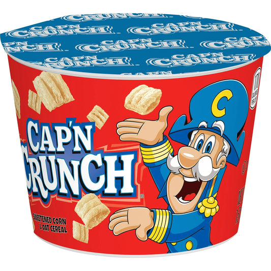 Cap'n Crunch Breakfast Cereal Original Express Cup, 1.51oz