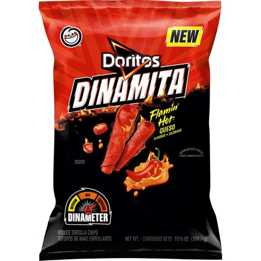 Doritos Dinamita Flamin' 热玉米饼 10.75 盎司