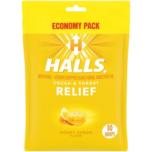 Halls Relief Lemon economy pack 80 drops