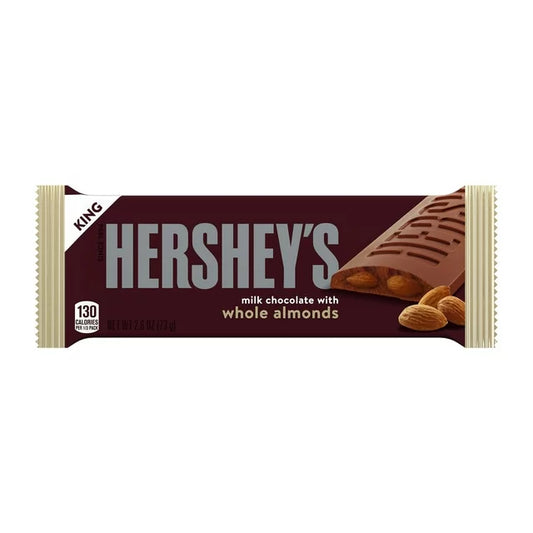 Hershey's Almond Milk Chocolate Bar King 2.6oz