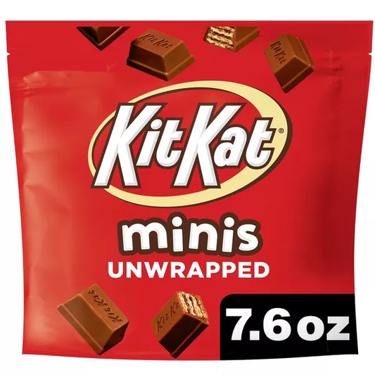 KIT KAT Minis Unwrapped Milk Chocolate Candy 7.6oz