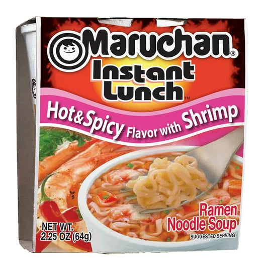 Maruchan-Instant Lunch HotNSpicy Shrimp Instant-Lunch 2.25oz