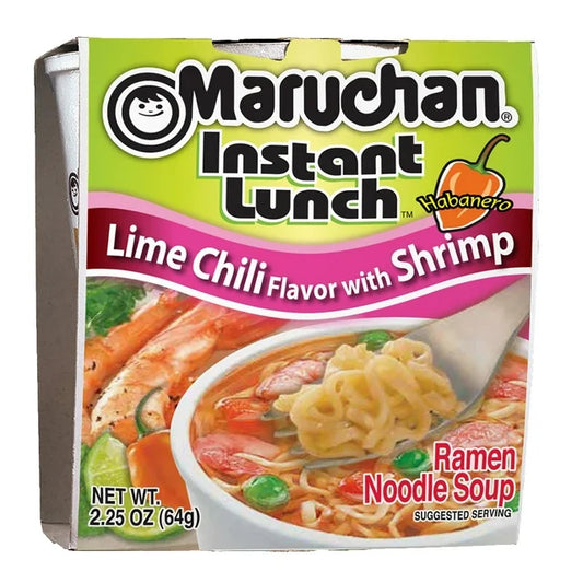 Maruchan Instant Lunch Lime Chili Flavor with Shrimp, 2.25 oz