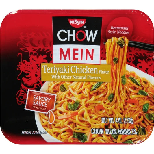 Nissin Teriyaki-chicken Flavor Chow Mein Noodles 4oz