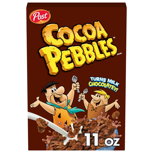 Post Cocoa Pebbles Cereal, Original, Crunchy, 11 oz Box