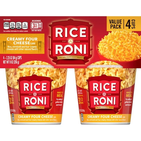 Rice-A-Roni-Cream-Four-Cheese-Flavour-Rice 2.11oz 4pk