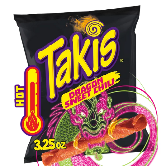 Takis Dragon Sweet Chili Hot Tortilla Chips 3.25oz